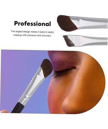 Housoutil 4 Pcs Contour Brush Angled Makeup Brush Small Concealer Brush Sickle Ultra Thin Eyebrow Brush - Buy Online on GoSupps.com