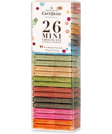 Caf -Tasse | Chocolate Love Box - Assortment of Artisanal Belgian Chocolates Bars Pralines and Cocoa Powder - Buy Online on GoSupps.com