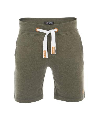Riverso men sweat short rivmoritz short sweatshorts bermuda summer sport shorts cotton black green blue red gray beige s m l xl 2xl 4xl 5xl l Ivy olive melange (12300)