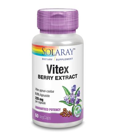SOLARAY Solaray Vitex - 60 Capsules