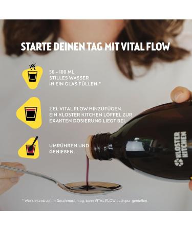  Kloster Kitchen Kloster Kitchen Vital Flow Micronutrient Concentrate | 500 ml 31 days 74 ingredients | Fruits vegetables and herbs Vitamins minerals and trace elements | Micronutrients Liquid Juice - Buy Online on GoSupps.com