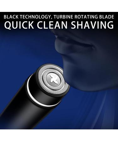 Buy Mini Electric Razor for Men - Portable USB Rechargeable Waterproof Shaver & Beard Trimmer (Silver) for Home & Travel - Buy Online on GoSupps.com