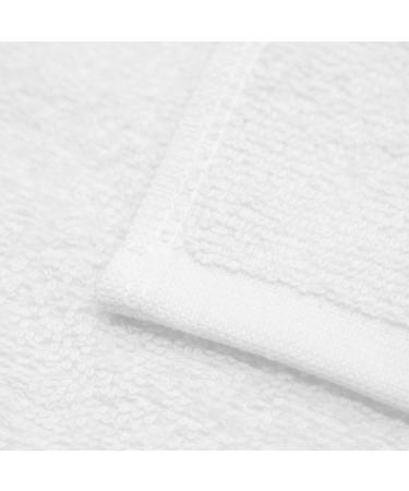 Zollner 10 Set Guest Towels - Strong & Soft Cotton 30x50 cm - Hotel Quality White Towels with Hanger - Washable up to 95 C - Ideal for Home & Hospitality - Buy Online on GoSupps.com