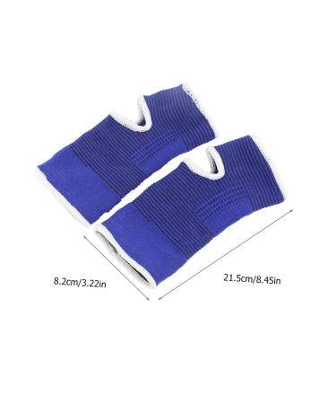 FRCOLOR 3 Pairs Sports Foot Support Neoprene Sleeves for Soccer & Basketball - Durable Knitted Socks with Adhesive Tape - Buy Online on GoSupps.com