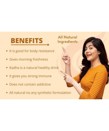 Immunity Boosting Ayurvedic Kadha for Cold, Cough, Flu & Sore Throat - 100g - Buy Online on GoSupps.com