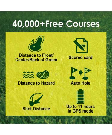 Canmore Golf Watch TW353 - 41 000+ Pre-Loaded Golf Courses High LCD Display Turquoise & Cleaning Cloth | International Shipping Available - Buy Online on GoSupps.com