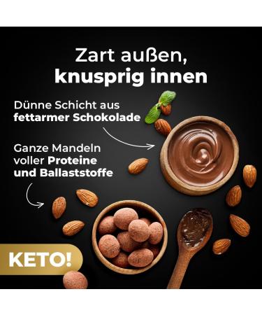 Almonds in Dessert Chocolate - Premium Mr Fudgesto Sweets | Luxurious 80g Gourmet Confectionery Box - Buy Online on GoSupps.com
