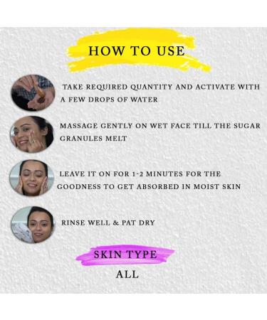 ROOTS AND HERBS Indian Rose & Red Sandalwood Sugar Face Scrub - Organic Exfoliator for Glowing Skin Collagen Boosting & Gentle Exfoliation for Women & Men - Buy Online on GoSupps.com