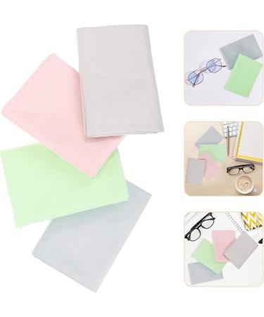 4pcs Eyeglass Cleaning Cloths - Large Microfiber Wipes for Lens & Glasses | Streak-Free & Fingerprint Removal - Buy Online on GoSupps.com