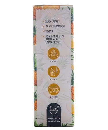 Intick Sugar-Free Instant Pineapple Drink | 12x1.5L Vegan Instant Beverage Powder | Low Calorie & Vitamin C Enriched - Buy Online on GoSupps.com