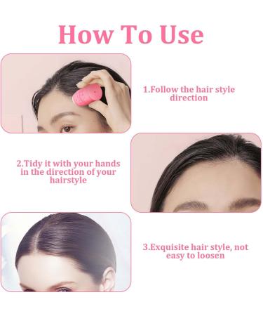 Hair Wax Stick with 2 Styling Sticks Long Lasting Styling Wax Stick For Hair Non-greasy Wax Stick For Hair Suitable For Smoothing Frizzy Hair Womens for Flyaways Hair Styling Bangs Styling Pink - Buy Online on GoSupps.com
