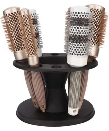 Hair Combs Stand Hair Brush Holder Hair Salon Comb Cosmetic Brush Holder for Salon Barber Shop Black - Buy Online on GoSupps.com