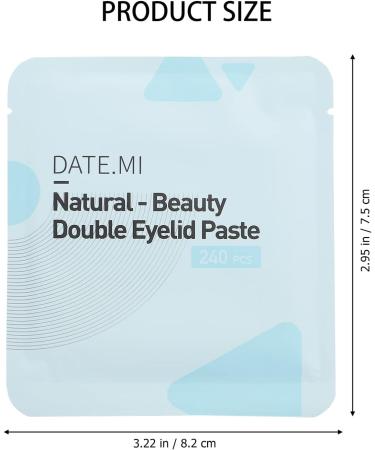 LALAFINA Hooded Eyelid Tape 3sets or Stickers Eyelids Fiber Mono- Strips for Breathable Eye Makeup Tool Tape Double Sticker Invisible Uneven Instant Women Blue Lift Droopy Eyelid Hooded 8.2X7.5X0.1CM Blue - Buy Online on GoSupps.com