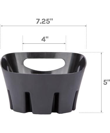 Universal Black Plastic Drip Tray for Toilet Plunger - JS Jackson Supplies - Buy Online on GoSupps.com