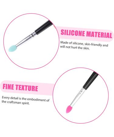 FRCOLOR 5pcs Silicone Eyeshadow Brush Cream Applicator Make Eyeshadow Brush Sponge Eyeshadow Applicator Miss - Buy Online on GoSupps.com