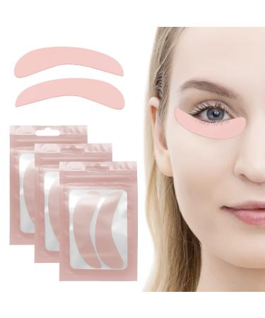 Libeauty Reusable Lash Extension eye pads 3 pairs Eyelash Lift/T-int Under Eye Gel Silicone Pads Patches Kit Soft and Skin-Friendly