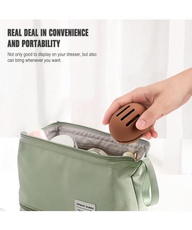 FERYES 2 PCS Makeup Sponge Holder - Silicone Beauty Blender Case for Travel | Black & Brown Makeup Sponge Organizer - Buy Online on GoSupps.com