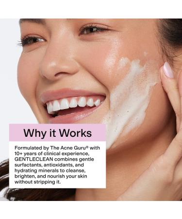 CLEARSTEM - GENTLECLEAN Vitamin C Infused Calming Wash - Facial Cleanser Makeup Remover - Goldenseal + Green Tea - Facial Skin Care Products - Gluten Free Cruelty Free - 6 fl oz / 207ml 6 Fl Oz (Pack of 1) - Buy Online on GoSupps.com