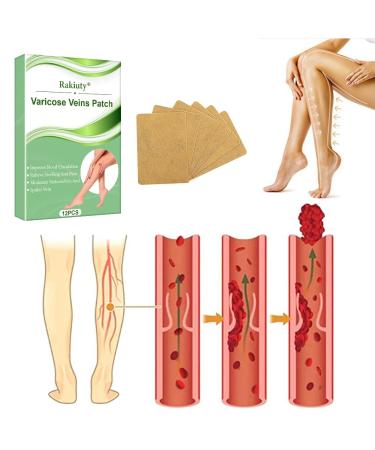 Varicose Veins Patch - Effective Treatment for Spider Veins | 12 Pcs | Fast International Shipping - Buy Online on GoSupps.com