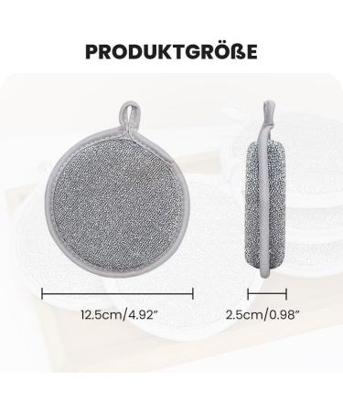 Multipurpose double-layer metal wire dishwashing cloth easy to rinse/new reusable anti-scratch dishwashing cloth/kitchen wet and dry cleaning cloth suitable for stoves sink countertops-10 Pezzi - Buy Online on GoSupps.com