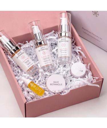 Baie Botanique Rose Renew Discovery Set | Luxury Vegan Organic Skincare | Multi-Award-Winning 6 Step Routine for Radiant Skin - Buy Online on GoSupps.com