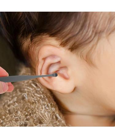 Stainless Steel Ear Cleaning Tools - 2 Sets of Portable Black Spiral Scrapers for Ear Wax Removal and Storage - Reusable and Easy to Use for Men, Kids, and Home Cleaning - Healeved - Buy Online on GoSupps.com