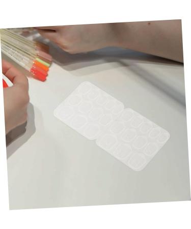 VINTORKY 50 Sheets Nail Jelly Glue Double-Sided Nail Stickers Nail Art Stickers Nail Gel Transparent Nail Glue Strong Film - Buy Online on GoSupps.com