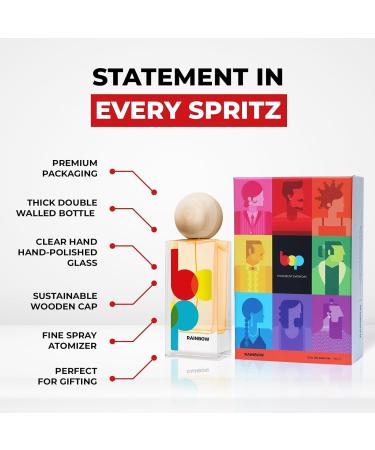 DJ Rainbow Oriental Leather Eau De Parfum 80 ML | Long Lasting Luxury Perfume for Men & Women | Powerful Notes of Rosemary Patchouli and Leather | Unisex Perfume | Gift for Men and Women - Buy Online on GoSupps.com