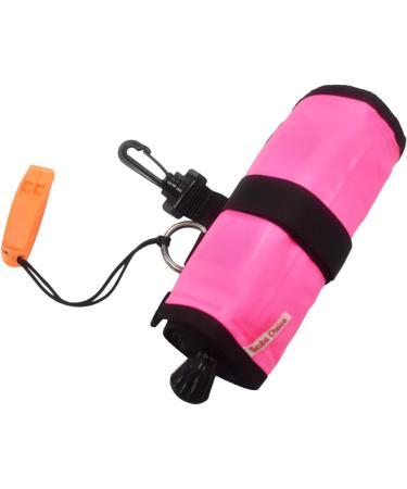 Scuba-Choice 4.5ft Open Bottom Surface Marker with Lead Weight & Whistle - Pink - Buy Online on GoSupps.com