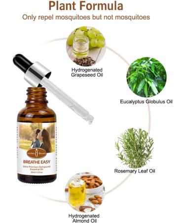 AICHUN BEAUTY Breath Easy Essential Oil Inhale Serum Assist Respiratory System Due Cold 30ml/1fl.oz - Buy Online on GoSupps.com