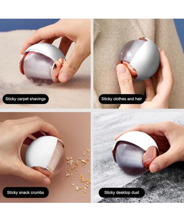 Reusable Gel Lint Roller - Washable Mini Dust Remover for Travel | Portable Travel-Friendly & Dustproof (White) - Buy Online on GoSupps.com