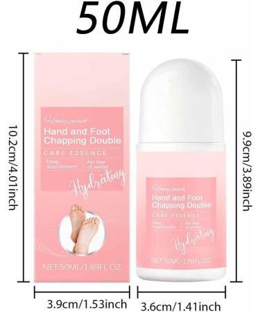 Liquid Foot Care 50 ml Natural Moisturizing Lotion in Roller | Foot Repair Solution for Heels Hands Elbows Knees Pedicures Dry Rough Night Beauty - Buy Online on GoSupps.com