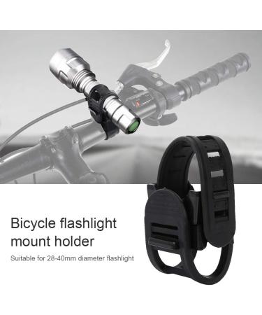 OUKENS 360 Degree Rotatable Bicycle Flashlight Mount | Universal Bike Headlight & Taillight Holder - Buy Online on GoSupps.com