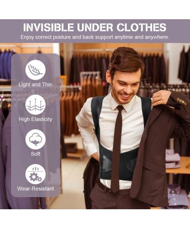 Acwoo Posture Correction Trainer for Men & Women - Adjustable Back Support Belt with Breathable Shoulder Straps (XL) | Improve Posture & Relieve Neck & Shoulder Pain - Buy Online on GoSupps.com