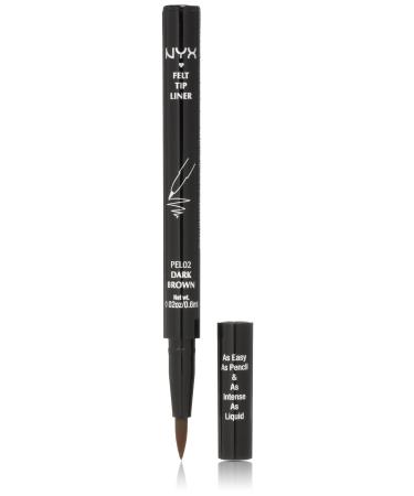 NYX PROFESSIONAL MAKEUP Felt Tip Liner  Dark Brown