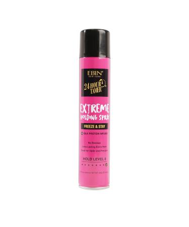 EBIN NEW YORK 24 Hour Tamer Intense Holding Spray - Freeze & Stay 12.13oz/ 480ml | Tames Frizz & Flyaway Gives High Shine & Volume All Day Hold 8.89 Fl Oz (Pack of 1) Extreme