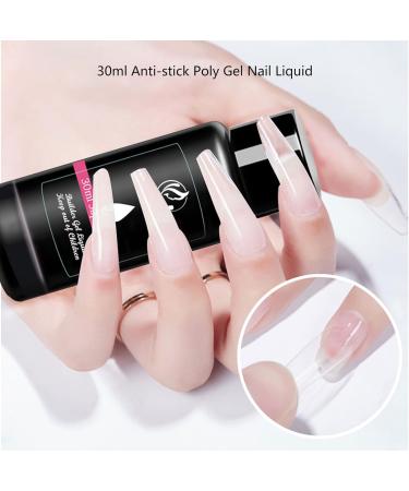 Slip Solution 60ml For Nail Builder Gel Poly Nail Extension False Nail Gels Nail Extension Builder Enhancement Crystal Poly Builder Gel For Manicure BeginnersNail Art French (60ML) - Buy Online on GoSupps.com