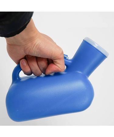 Leakproof Urine Bottle 1000ml Portable Outdoor Measuring Urinal Bottle with Lid Male Pee Urinal Storage Urine Collector for Men Kids Or Long-Distance Bus Drivers Happy - Buy Online on GoSupps.com