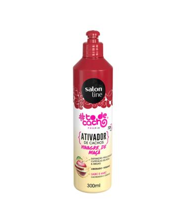 Salon Line - Linha Tratamento (#ToDeCacho) - Ativador de Cachos Vinagre de Maca 300 Ml - (Salon Line - Treatment (#IHaveCurls) Collection - Apple Cider Vinegar Curl Activator 10.14 Fl Oz)