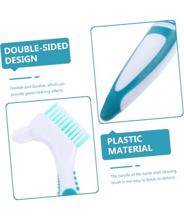 HANABASS 4pcs Turtle Shell Cleaning Brush Aquarium Scraper Cleansing Double-Head Small Brushes Plastic 16x5cmx4pcs As Shownx4pcs - Buy Online on GoSupps.com