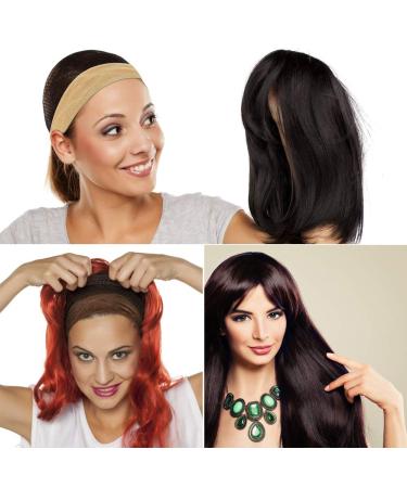 Buy Golrisen 3-Piece Conductive Wig Headband Set - Slide-Resistant Hair Band for Wig Fastening | Colorful Wig Grip for Women & Men | Perfect for Sports & Daily Use - Buy Online on GoSupps.com