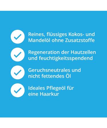 Casida - Liquid Coconut Oil for Skin & Hair - moisturizing and nourishing properties for dry and irritated skin - pharmacy quality - 100 ml - Buy Online on GoSupps.com