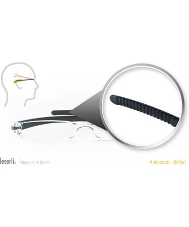 Buy Leserli Compact Lightweight Rimless Reading Glasses +1.5 - Stylish Reading Aid with Case in 4 Colors - Buy Online on GoSupps.com