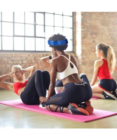 Minkissy Sequin Headband for Women & Girls - Glitter Sports Hairband & Elastic Bling Headwear (Blue) - Shop Fashion Accessories Online - Buy Online on GoSupps.com