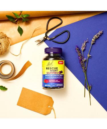 Rescue Remedy Gummies Night 3 Pack Bundle for A Serene Sleep with Raspberry Flavour Easy to Take Vegan & Natural Suitable for All The Family 3 x Pack of 60 Raspberry 60 Count (Pack of 3) - Buy Online on GoSupps.com