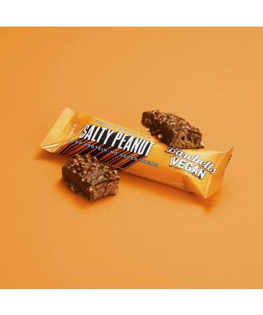 Barebells Vegan Salty Peanut High Protein and Low Carb Bar 12 x 55g (1 94 oz) No Sugar Snack Protein Bar with 15g protein - Buy Online on GoSupps.com