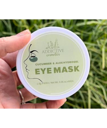 Organic Aloe & Cucumber Eye Gel Masks - De-Puff & Soothe Tired Eyes Hydrate Dark Circles Anti-Aging All Natural 30 Pairs - Buy Online on GoSupps.com