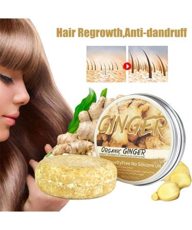 Barre de shampooing pour repousse des cheveux au gingembre - Buy Online on GoSupps.com
