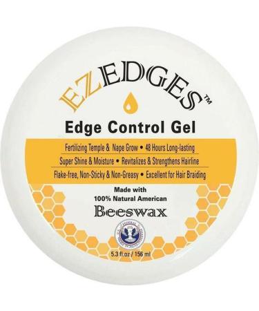 EZEDGES Edge Control Gel with Beeswax (5.3 oz)