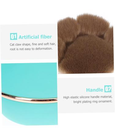 Angoily 1pc Cat Claw Loose Powder Brush Blush Brush Portable Brush Creme Blush Creamy Blush Foundation Brush for Cream Foundation Face Buffing Honey Powder Brush Cosmetic Silica Gel Travel - Buy Online on GoSupps.com